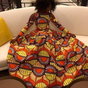 African print 2 piece set